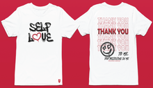 Load image into Gallery viewer, WHITE UNISEX &quot;SELF LOVE” SHIRT
