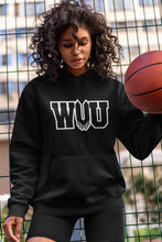 Load image into Gallery viewer, BLACK UNISEX WVU &quot;V&quot; Logo Hoodie
