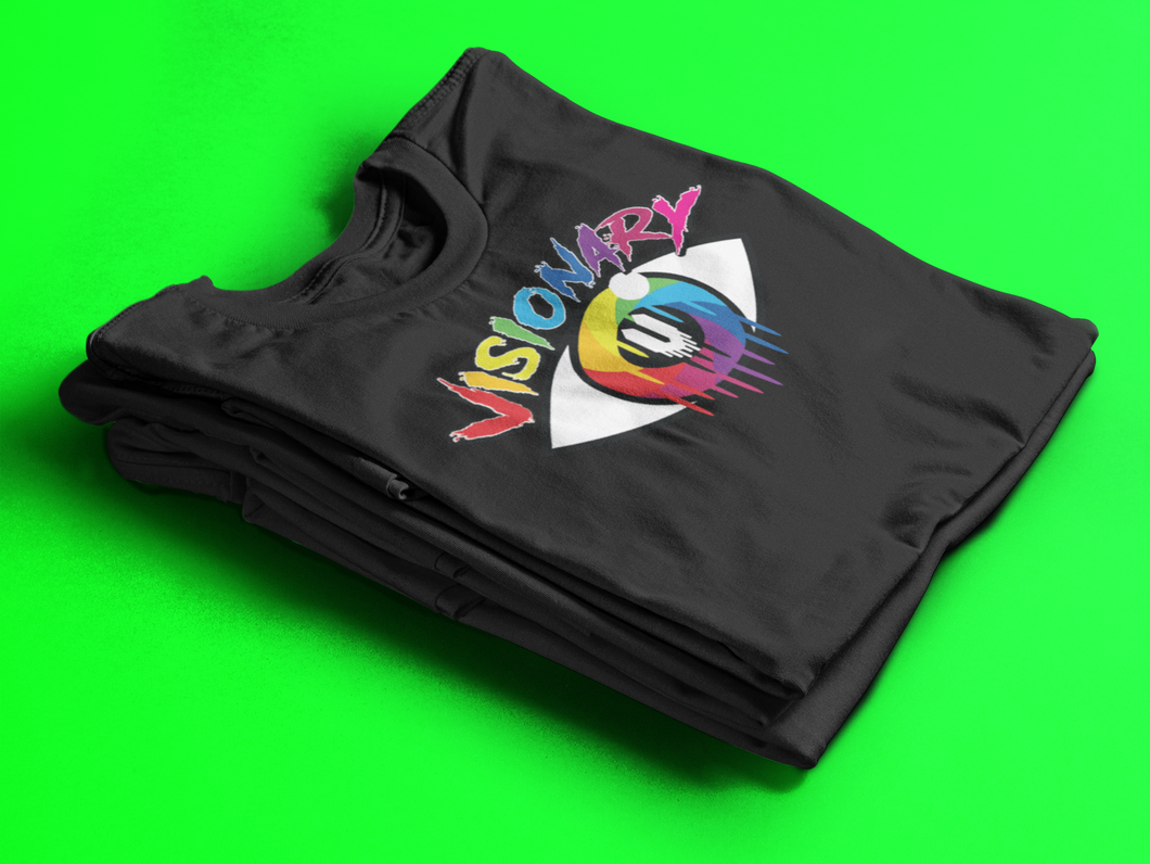(Men sizes) Black Visionary T-shirt