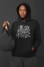 Load image into Gallery viewer, BLACK UNISEX Created To Create Hoodie
