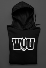 Load image into Gallery viewer, BLACK UNISEX WVU &quot;V&quot; Logo Hoodie

