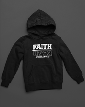 Load image into Gallery viewer, BLACK UNISEX &quot;FAITH OVER FEAR&#39;&#39; Hoodie
