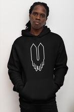 Load image into Gallery viewer, BLACK UNISEX &quot;V&quot; Logo Hoodie
